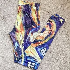 Dr Who TARDIS Graphic Leggings